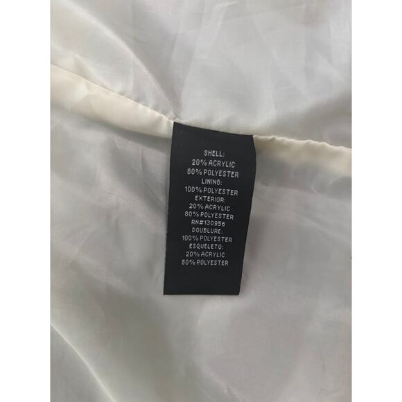 Red Snap Faux Fur Striped Vest Size Small - Picture 3 of 6